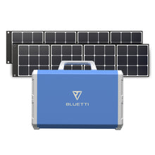 Load image into Gallery viewer, Bluetti EB240 Portable Solar Generator + 2*120W Solar Panel