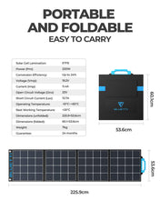 Load image into Gallery viewer, Bluetti SP200S 220W Portable Foldable Solar Panel