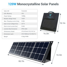 Load image into Gallery viewer, Bluetti SP120 120W Portable Foldable Solar Panel
